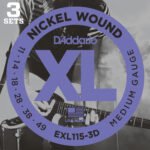 D’ADDARIO EXL115-3D (PACK 3 MUTE)