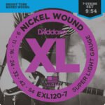 D’ADDARIO EXL120 7 STRING SET 9-54 SUPER LIGHT