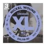 D’ADDARIO EXL116-3D (PAK 3 MUTE)