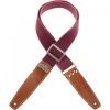 Stripe Ss Special Cotton Washed Bordeaux 5 Cm Terminali Stone Washed Marrone Fibbia Recta Argento