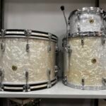 Gretsch 3pc USA Custom Drum Set-White Marine Pearl 16/12/22 (USATO)